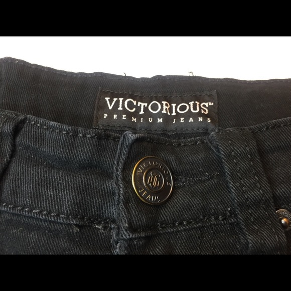 Men’s Black Slim Fit Jeans - Picture 2 of 4